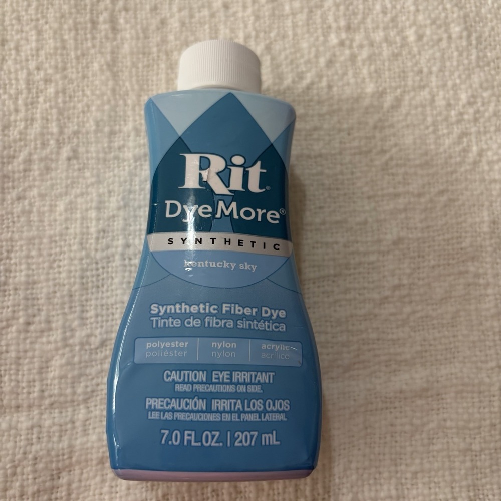 Rit Dye More Synthetic Kentucky Sky 7 FL OZ NEW Crafting Retired Blue Dye